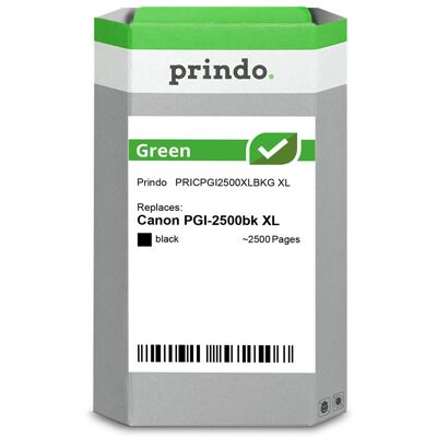 Prindo, Druckerpatrone, kompatibel mit Canon PGI-2500bk (BK) Prindo, Druckerpatrone, kompatibel mit Canon PGI-2500bk (BK)