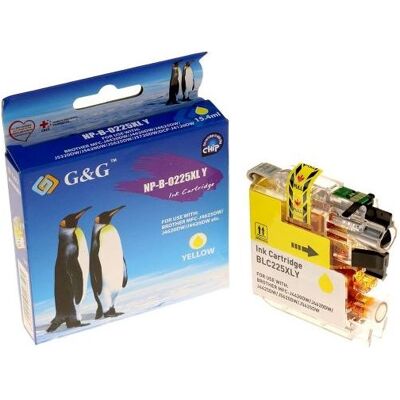 G&G, Druckerpatrone, kompatibel Ink mit LC-225XLY, NP-B-0225XLY, yellow, 1200S (Y) G&G, Druckerpatrone, kompatibel Ink mit LC-225XLY, NP-B-0225XLY, yellow, 1200S (Y)