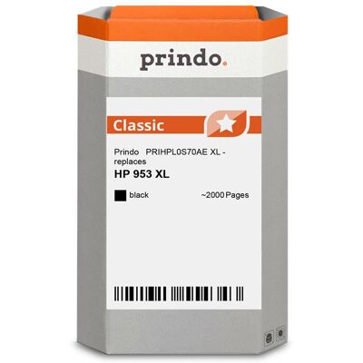 Prindo, Druckerpatrone, kompatibel mit HP 953 (BK) Prindo, Druckerpatrone, kompatibel mit HP 953 (BK)