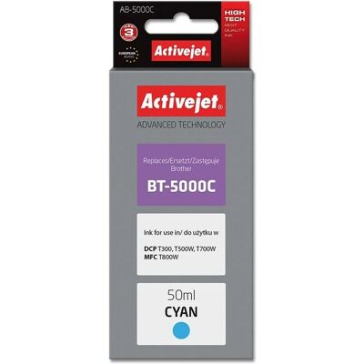Activejet, Druckerpatrone, AB-5000C Druckerpatrone (e) Kompatibel Hohe (XL-) Ausbeute (C) Activejet, Druckerpatrone, AB-5000C Druckerpatrone (e) Kompatibel Hohe (XL-) Ausbeute (C)