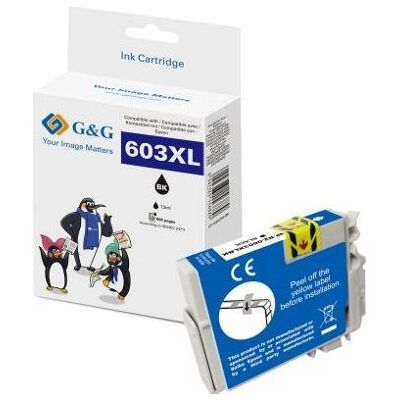 G&G, Druckerpatrone, XL-Druckerpatrone kompatibel mit Epson 603XL Schwarz G&G, Druckerpatrone, XL-Druckerpatrone kompatibel mit Epson 603XL Schwarz