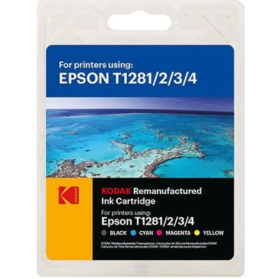 Kodak Druckerpatrone, Supplies 185E012821 Tinte (4) 190 Seiten schwarz, 260 Seiten cyan, 160 Seiten magenta und 260 (CMYK) Kodak Druckerpatrone, Supplies 185E012821 Tinte (4) 190 Seiten schwarz, 260 Seiten cyan, 160 Seiten magenta und 260 (CMYK)