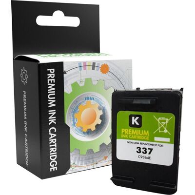 Control, Druckerpatrone, STATIC Ink cartridge compatible with C9364EE 337 remanufactured (BK) Control, Druckerpatrone, STATIC Ink cartridge compatible with C9364EE 337 remanufactured (BK)