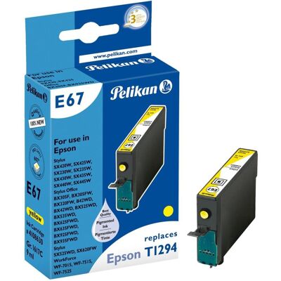 Pelikan Druckerpatrone, Tinte kompatibel yellow Orig.Nr. T129440PEL (Y) Pelikan Druckerpatrone, Tinte kompatibel yellow Orig.Nr. T129440PEL (Y)