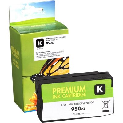 Control, Druckerpatrone, STATIC Ink cartridge compatible with CN045AE 950XL remanufactured (BK) Control, Druckerpatrone, STATIC Ink cartridge compatible with CN045AE 950XL remanufactured (BK)
