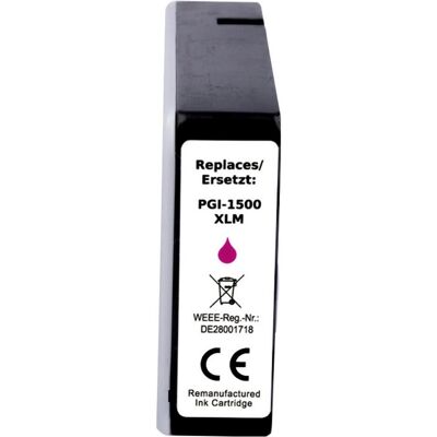Renkforce, Druckerpatrone, Druckerpatrone ersetzt Canon PGI-1500M XL Kompatibel Magenta RF-CPGI1500XLM (RF-6736470) (M) Renkforce, Druckerpatrone, Druckerpatrone ersetzt Canon PGI-1500M XL Kompatibel Magenta RF-CPGI1500XLM (RF-6736470) (M)