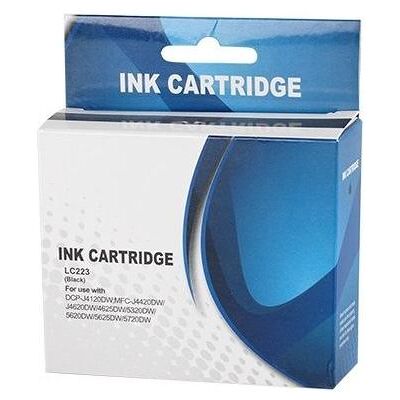 Print4U, Druckerpatrone, Compatible Brother LC223BK Black, 550 p. (BK) Print4U, Druckerpatrone, Compatible Brother LC223BK Black, 550 p. (BK)