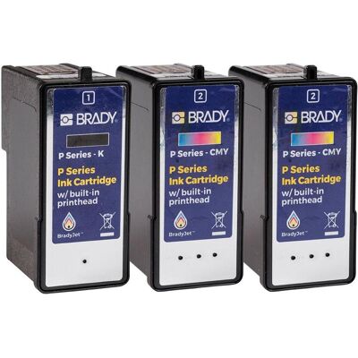 Brady, Druckerpatrone, Ink Multipack for BradyJetT Brady, Druckerpatrone, Ink Multipack for BradyJetT