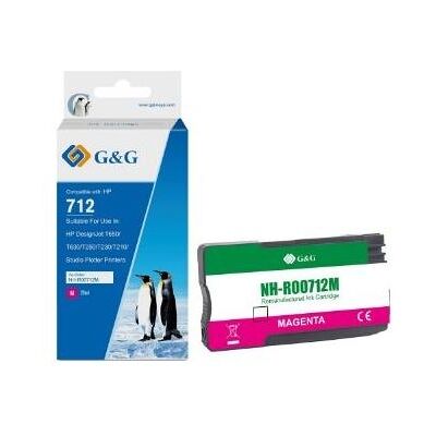G&G, Druckerpatrone, Patrone HP 712XL (3ED68A) permanent & wasserf. (29 ml) (BK) G&G, Druckerpatrone, Patrone HP 712XL (3ED68A) permanent & wasserf. (29 ml) (BK)