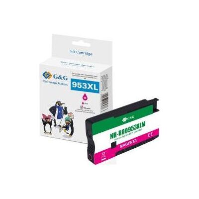 G&G, Druckerpatrone, Tintenpatrone kompatibel HP 953XL/ F6U17AE XL-Magenta (M) G&G, Druckerpatrone, Tintenpatrone kompatibel HP 953XL/ F6U17AE XL-Magenta (M)