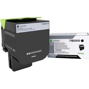 Lexmark Toner, 71b0x10 (BK) Lexmark Toner, 71b0x10 (BK)