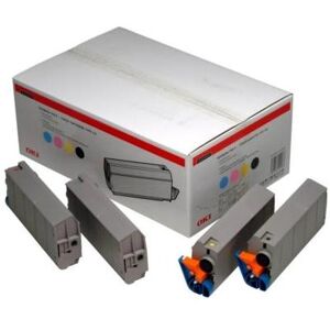 Oki Toner, 4er-Pack - Schwarz, Gelb, Cyan, Magenta (BK, C, M, Y) Oki Toner, 4er-Pack - Schwarz, Gelb, Cyan, Magenta (BK, C, M, Y)
