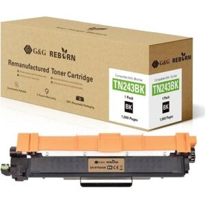 G&G, Toner, Toner ersetzt Brother TN-243BK Kompatibel Schwarz 1000 Seiten Reborn remanu (BK) G&G, Toner, Toner ersetzt Brother TN-243BK Kompatibel Schwarz 1000 Seiten Reborn remanu (BK)