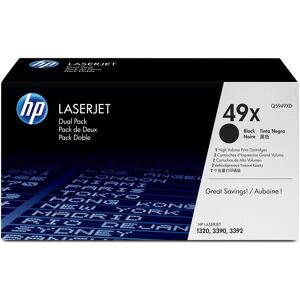 Toner, Q5949XD) No 49XD HP49XD 49XD Dual Pack Black Schwarz Cartrdige (Q5949XD) (BK) Toner, Q5949XD) No 49XD HP49XD 49XD Dual Pack Black Schwarz Cartrdige (Q5949XD) (BK)