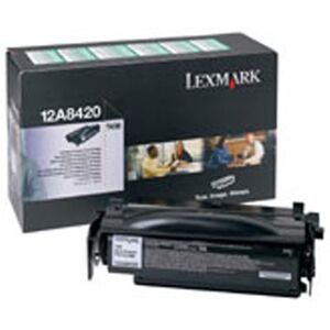 Lexmark Toner, 12a8420k (BK) Lexmark Toner, 12a8420k (BK)