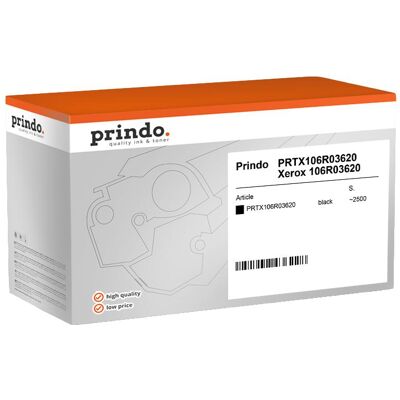 Prindo, Toner, kompatibel mit Xerox 106R03620 (BK) Prindo, Toner, kompatibel mit Xerox 106R03620 (BK)