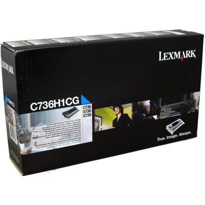 Lexmark Toner, C736h1cg (C) Lexmark Toner, C736h1cg (C)