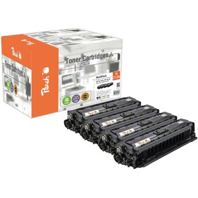 Peach, Toner, kompatibilní toner HP W2120A, No 212A, Multi Pack (BK, C, M, Y) Peach, Toner, kompatibilní toner HP W2120A, No 212A, Multi Pack (BK, C, M, Y)
