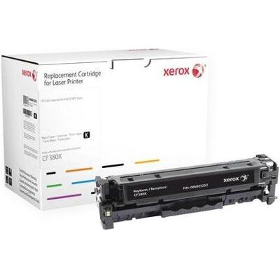 Xerox Toner, Black toner cartridge. Equivalent to HP CF380X. Compatible with HP Colour LaserJet Xerox Toner, Black toner cartridge. Equivalent to HP CF380X. Compatible with HP Colour LaserJet