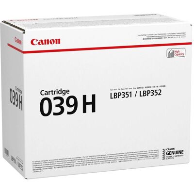 Canon Toner, 039 H (BK) Canon Toner, 039 H (BK)