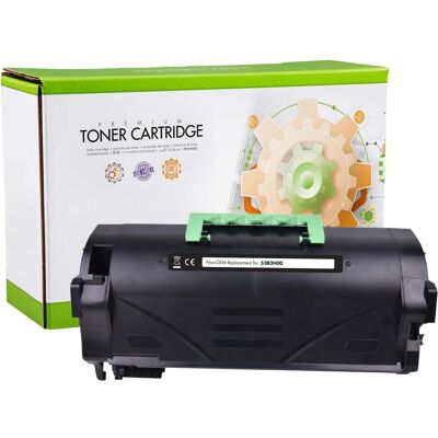 Control, Toner, STATIC Toner cartridge compatible with Lexmark 53B2H00 compatible (BK) Control, Toner, STATIC Toner cartridge compatible with Lexmark 53B2H00 compatible (BK)