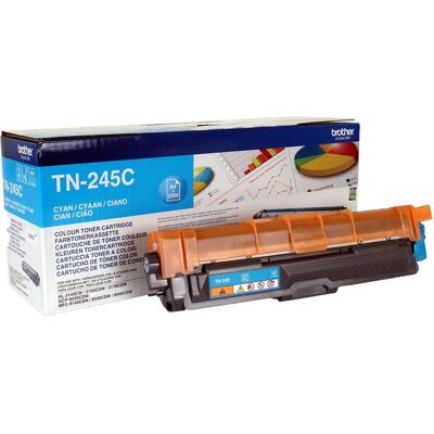 Brother Toner, Bruder TN-245C Toner Cyaan 2,2k (C) Brother Toner, Bruder TN-245C Toner Cyaan 2,2k (C)