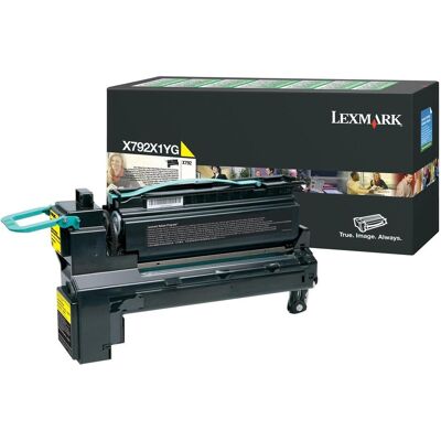 Lexmark Toner, X792x1yg (Y) Lexmark Toner, X792x1yg (Y)