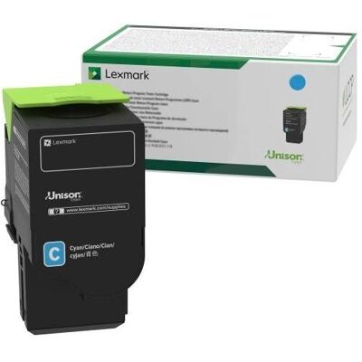 Lexmark Toner, 78C2XC0 Toner Cartridge, Cyan (5000 pages) Lexmark Toner, 78C2XC0 Toner Cartridge, Cyan (5000 pages)