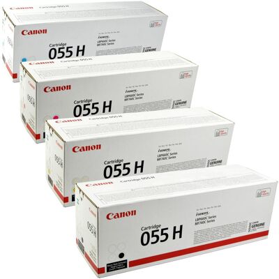 Canon Toner, 4 Toner 055H Multipack K C M Y 4-farbig (BK, C, M, Y) Canon Toner, 4 Toner 055H Multipack K C M Y 4-farbig (BK, C, M, Y)