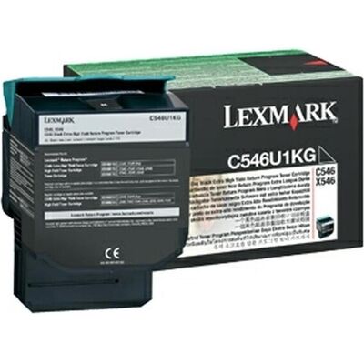 Lexmark Toner, C546u1kg (BK) Lexmark Toner, C546u1kg (BK)