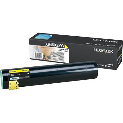 Lexmark Toner, X945x2yg (Y) Lexmark Toner, X945x2yg (Y)