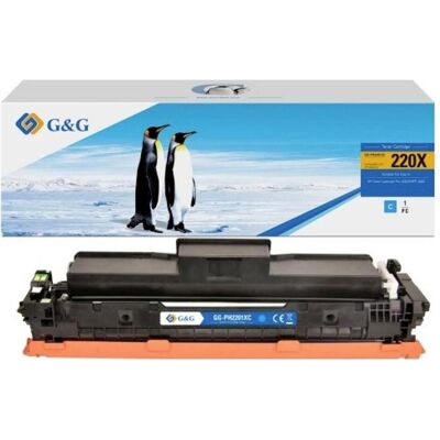 G&G, Toner, Toner ersetzt HP 220X, W2201X Kompatibel Cyan 5500 Seiten NT-PH2201XC-B-V2 (C) G&G, Toner, Toner ersetzt HP 220X, W2201X Kompatibel Cyan 5500 Seiten NT-PH2201XC-B-V2 (C)