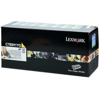Lexmark Toner, C780h1yg (Y) Lexmark Toner, C780h1yg (Y)
