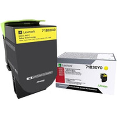 Lexmark Toner, 71b0040 (Y) Lexmark Toner, 71b0040 (Y)