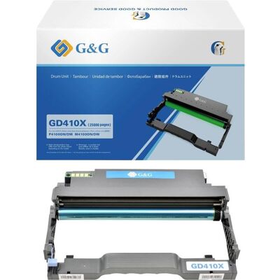 G&G, Toner, Trommel GD410X Original Schwarz 25000 Seiten G&G-GD410X (BK) G&G, Toner, Trommel GD410X Original Schwarz 25000 Seiten G&G-GD410X (BK)