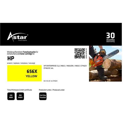 Astar, Toner, AS20446 HP CF462X CLJ Cartridge Astar, Toner, AS20446 HP CF462X CLJ Cartridge