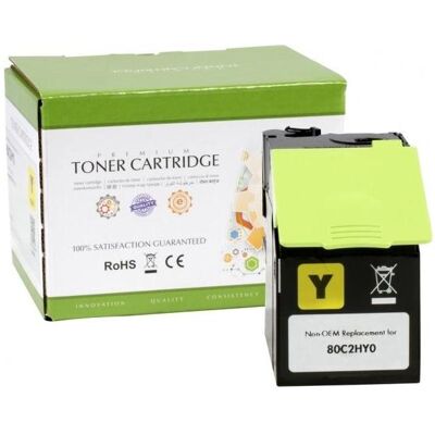 Control, Toner, Neoriginali Static Lexmark 802HY (80C2HY0), geltona kasetÄ— (Y) Control, Toner, Neoriginali Static Lexmark 802HY (80C2HY0), geltona kasetÄ— (Y)