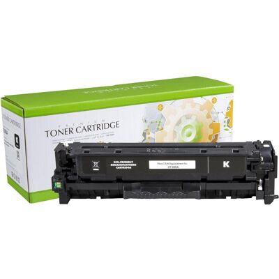 Control, Toner, STATIC Toner cartridge compatible with CB380A remanufactured (BK) Control, Toner, STATIC Toner cartridge compatible with CB380A remanufactured (BK)