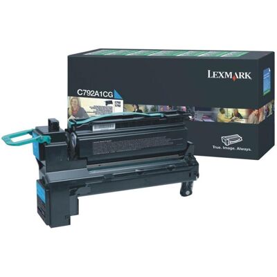 Lexmark Toner, C792a1cg (C) Lexmark Toner, C792a1cg (C)