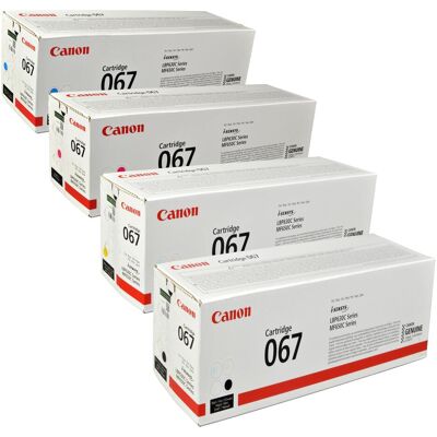 Canon Toner, 4 Toner 067 Multipack K C M Y 4-farbig (BK, C, M, Y) Canon Toner, 4 Toner 067 Multipack K C M Y 4-farbig (BK, C, M, Y)
