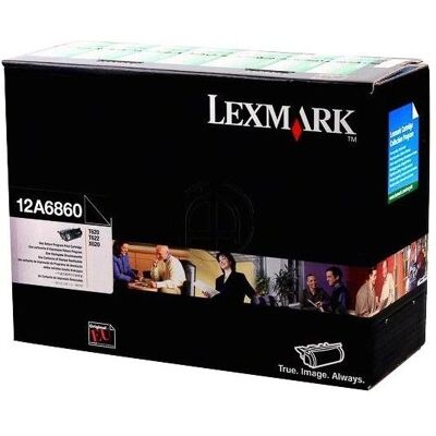 Lexmark Toner, 12a6860k (BK) Lexmark Toner, 12a6860k (BK)