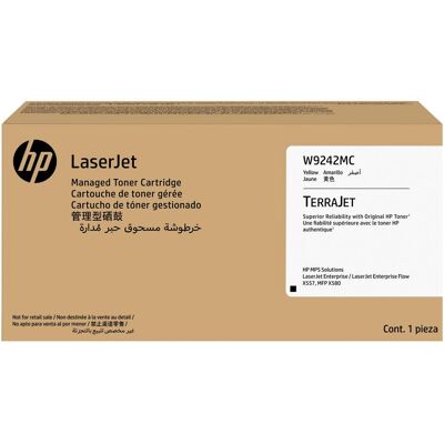 HP Toner, W9242MC Yellow Managed Original LaserJet Toner Cartridge (Y) HP Toner, W9242MC Yellow Managed Original LaserJet Toner Cartridge (Y)