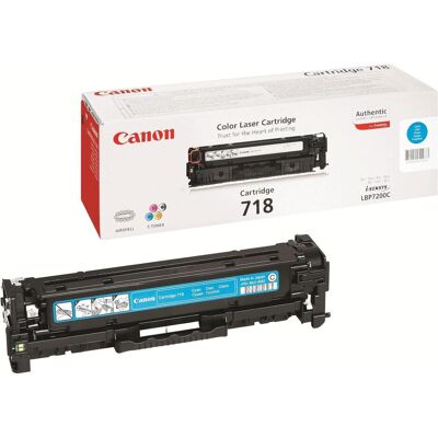 Canon Toner, Toner Cyan 718 Canon Toner, Toner Cyan 718