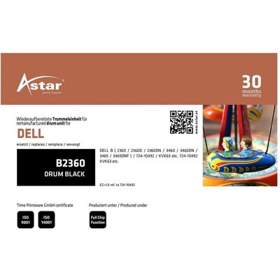 Astar, Toner, AS20528 DELL KVK63 B2360 OPC black (BK) Astar, Toner, AS20528 DELL KVK63 B2360 OPC black (BK)