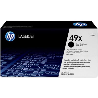 HP Toner, Toner Q5949X 49X - Noir (BK) HP Toner, Toner Q5949X 49X - Noir (BK)