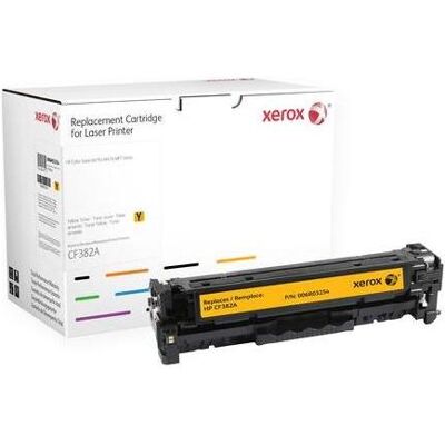 Xerox Toner, Yellow toner cartridge. Equivalent to HP CF382A. Compatible with HP Colour LaserJet (Y) Xerox Toner, Yellow toner cartridge. Equivalent to HP CF382A. Compatible with HP Colour LaserJet (Y)