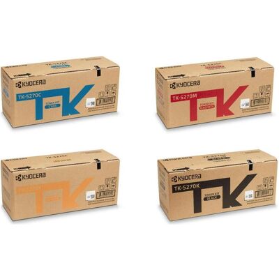 Kyocera TK-5270K/C/M/Y Toner-Set - 4er Pack - Original Kyocera TK-5270K/C/M/Y Toner-Set - 4er Pack - Original