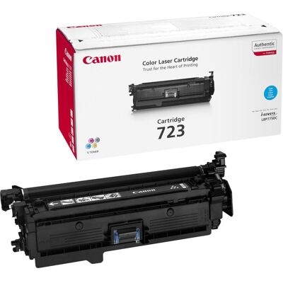 Canon Toner, 723C Tonerkartusche (e) Original (C) Canon Toner, 723C Tonerkartusche (e) Original (C)