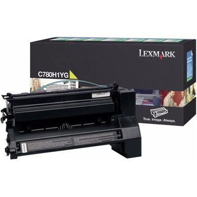 Lexmark Toner, C780h1yg (Y) Lexmark Toner, C780h1yg (Y)