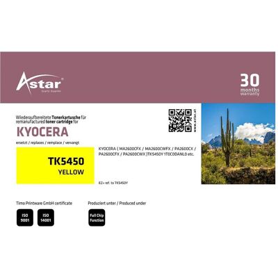 Astar, Toner, AS20495 KYOCERA TK5450Y MA/PA (Y) Astar, Toner, AS20495 KYOCERA TK5450Y MA/PA (Y)